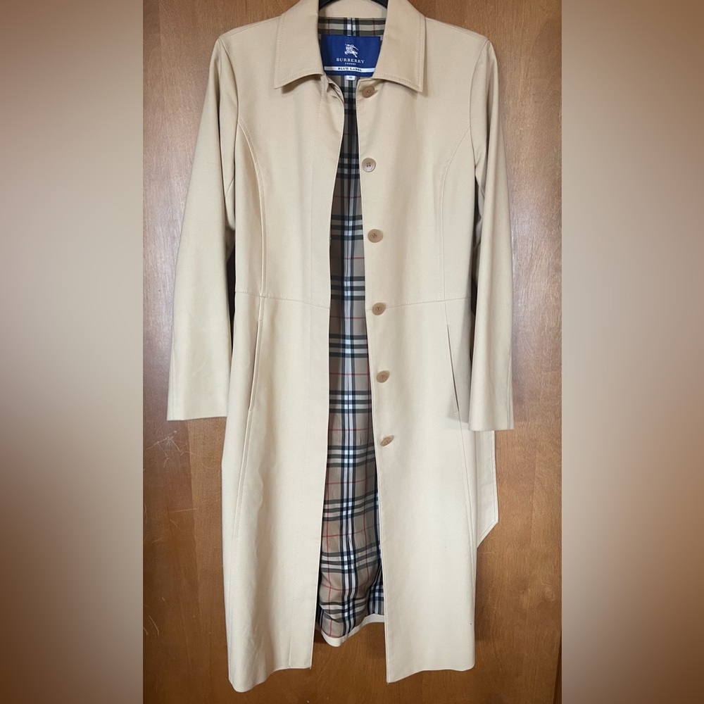 Burberry London Blue Label Trench Coat - Picture 2 of 7